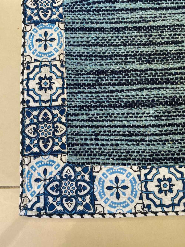 Tappeto in tessuto cotone 100%