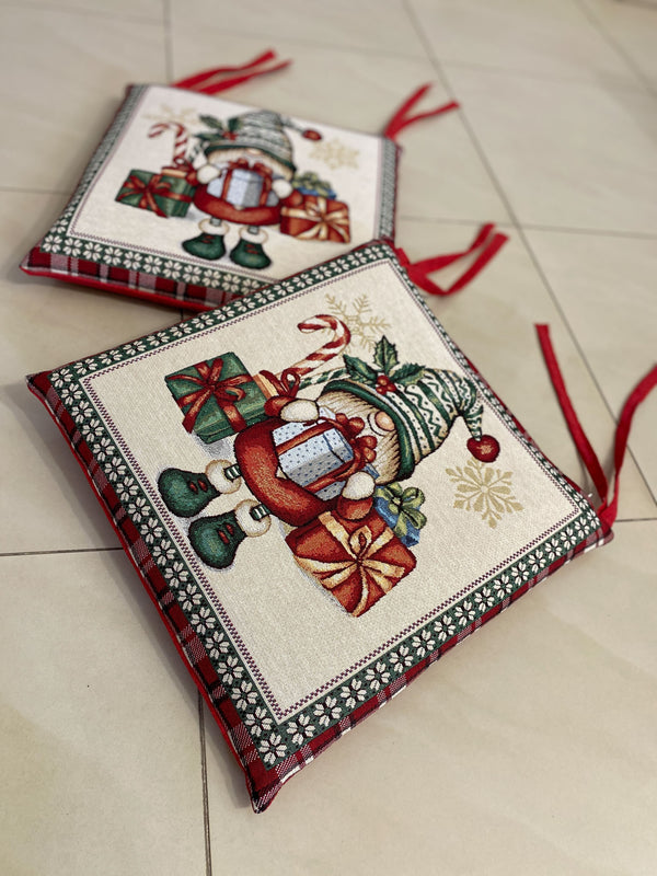Set 6 cuscini sedia GIFT in gobelin