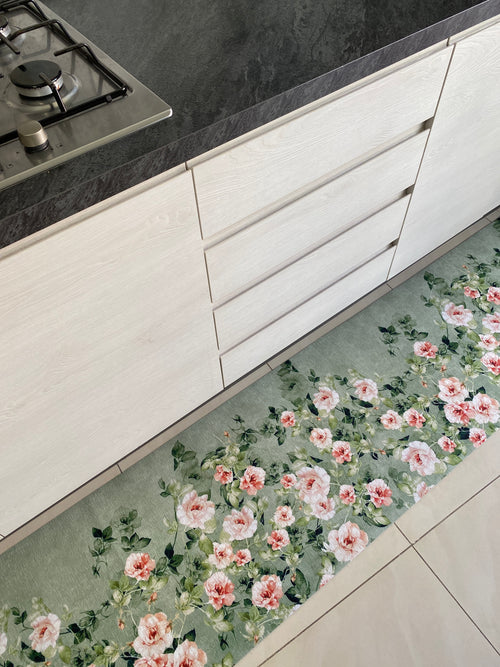 Passatoia cucina fantasia CASCATA FLOREALE