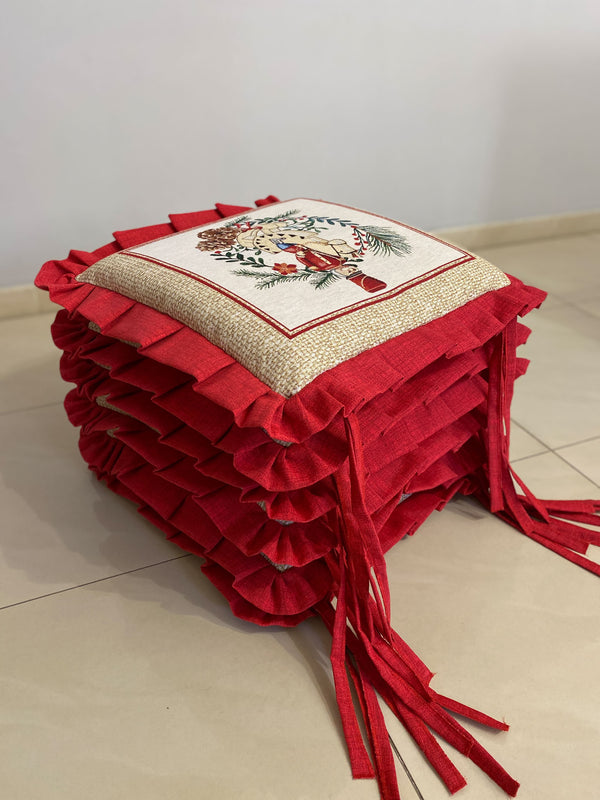 Set 6 cuscini sedia SOLDATINO in gobelin