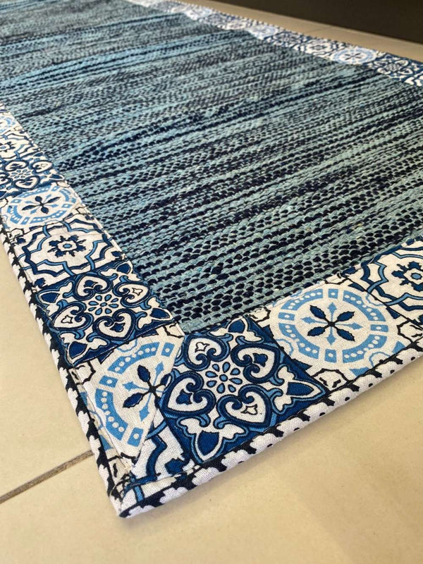 Tappeto in tessuto cotone 100%