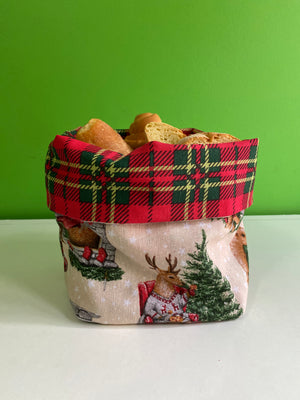 Portapane/ Portacialde natalizio