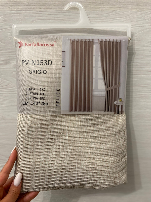Tenda semi-oscurante effetto lino FELICE