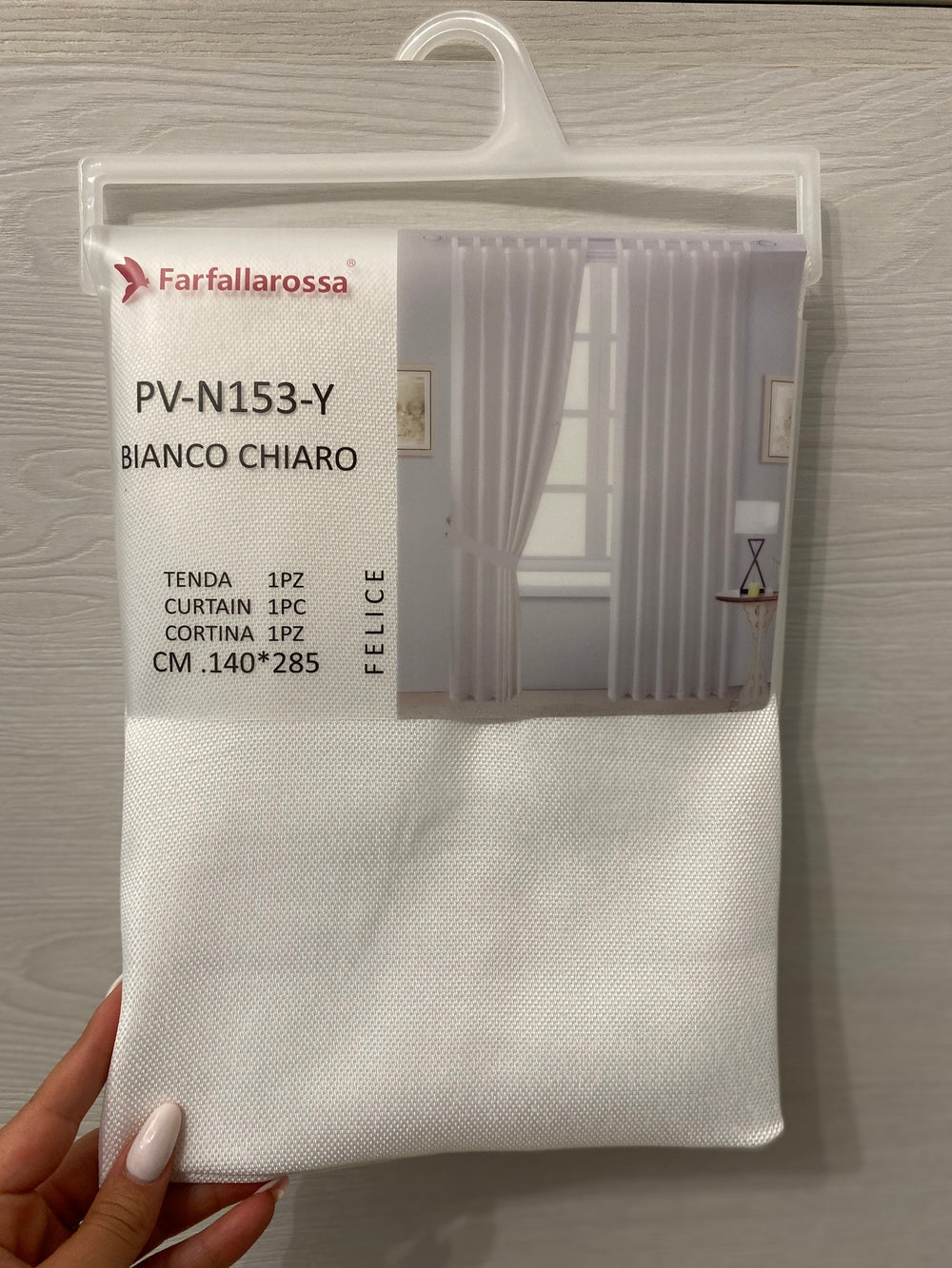 Tenda semi-oscurante effetto lino FELICE