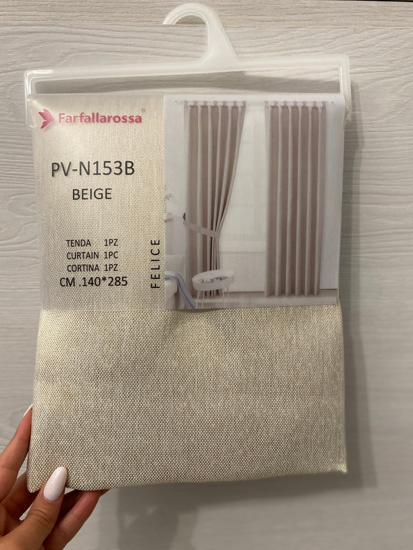 Tenda semi-oscurante effetto lino FELICE