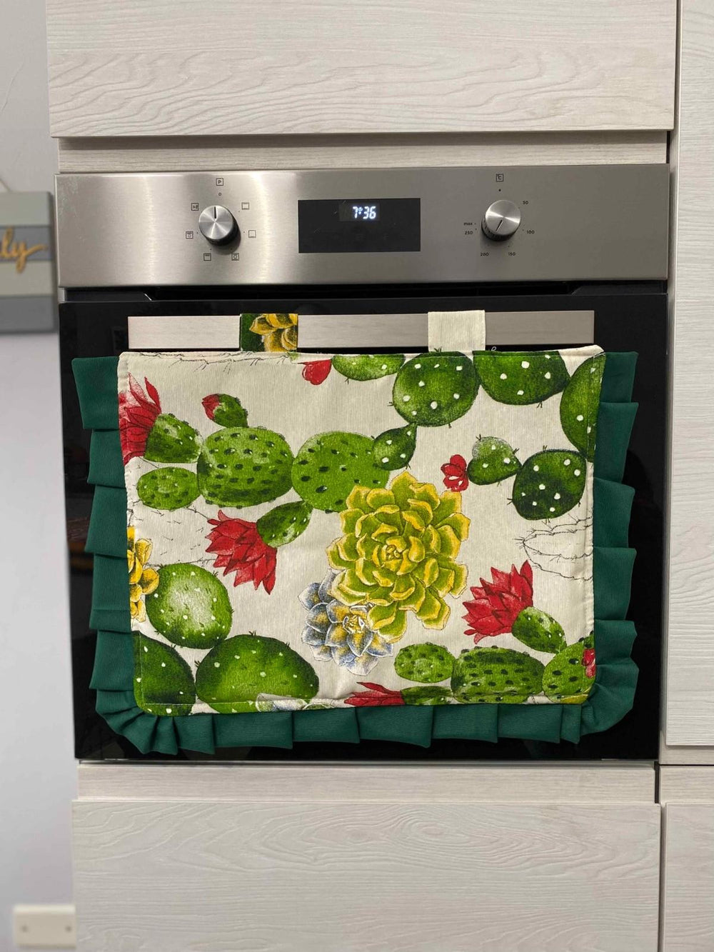 Copriforno fantasia cactus