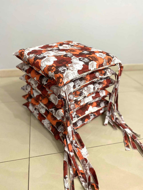 Set 6 cuscini fantasia FIRENZE bordeaux