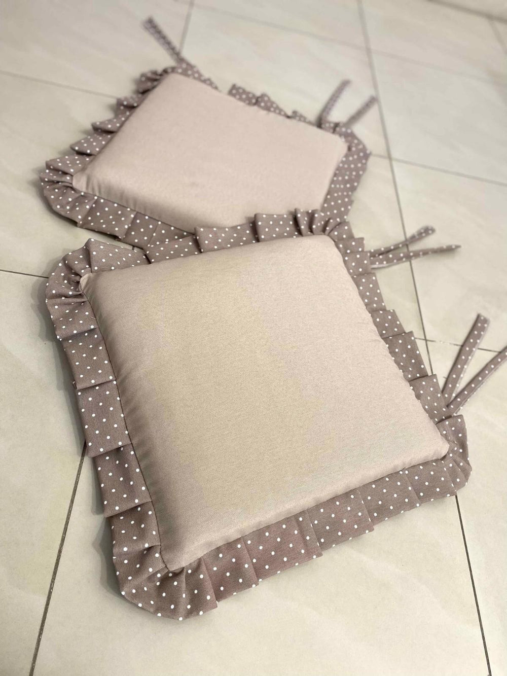 Set 6 cuscini fantasia pois