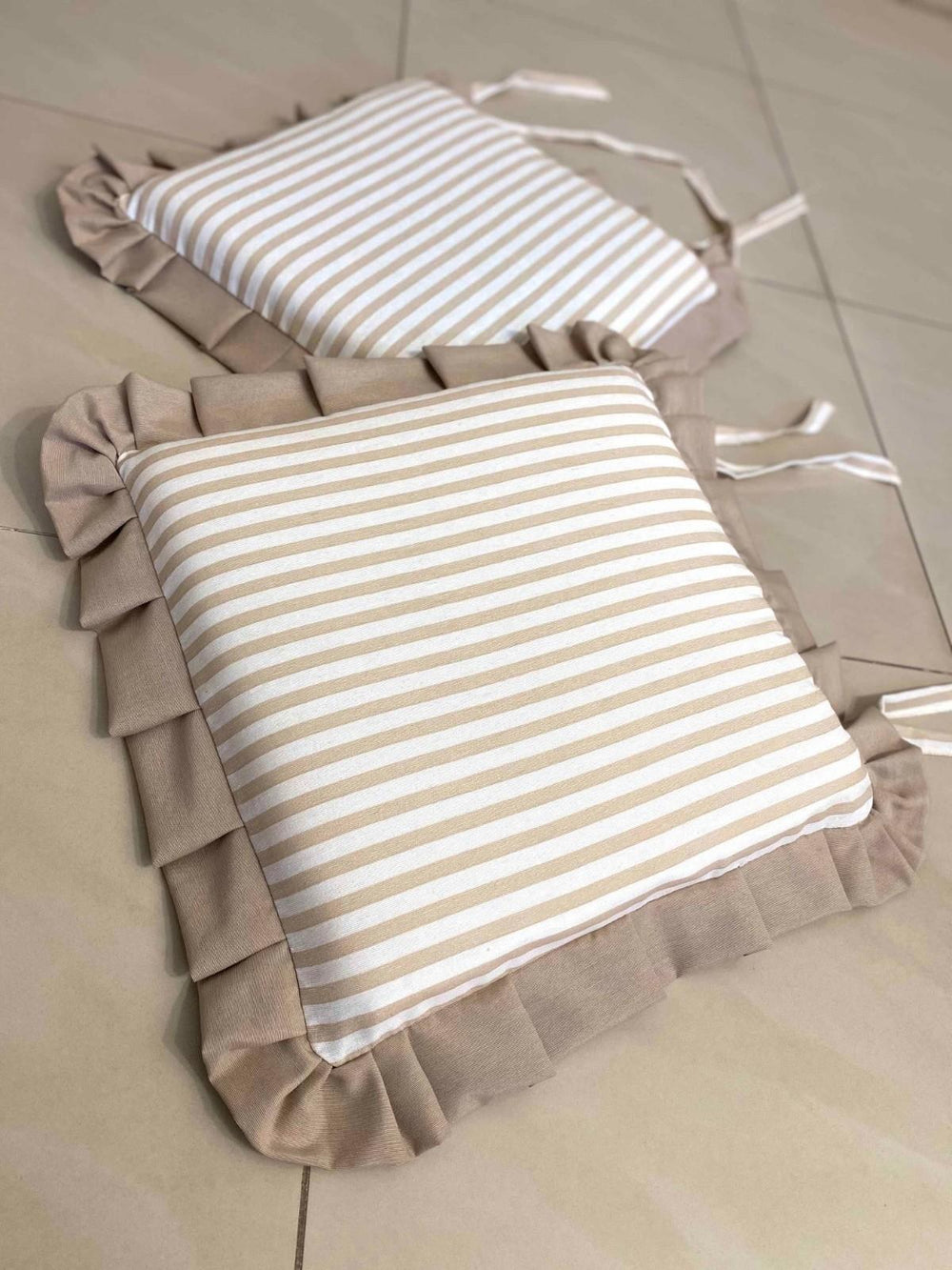 Set 6 cuscini fantasia righe