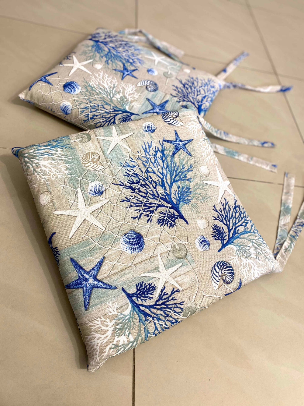 Set 6 cuscini fantasia mare