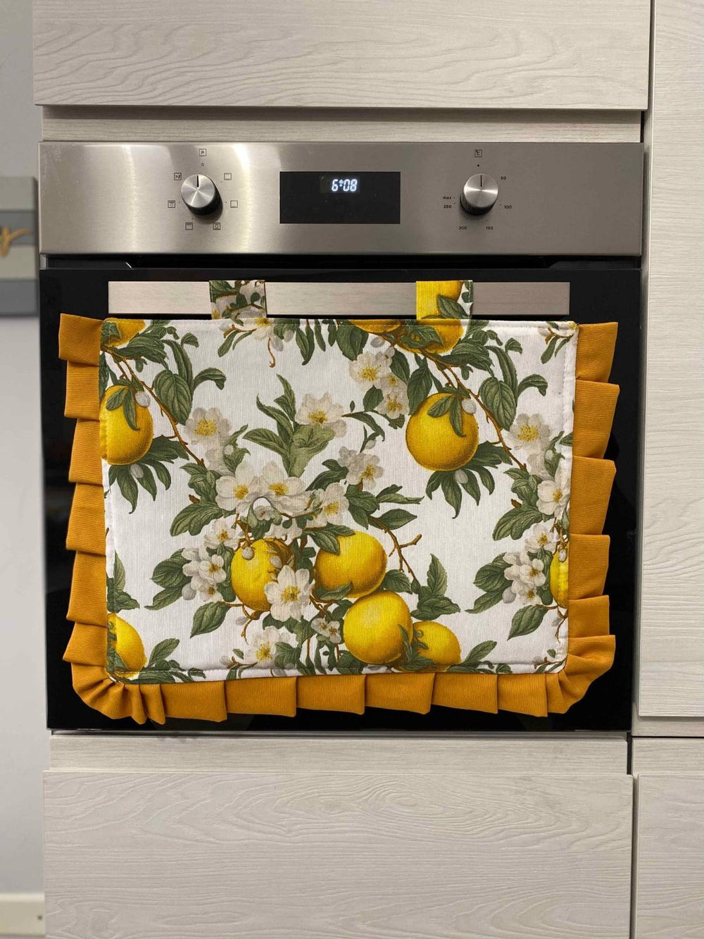 Copriforno fantasia limoni