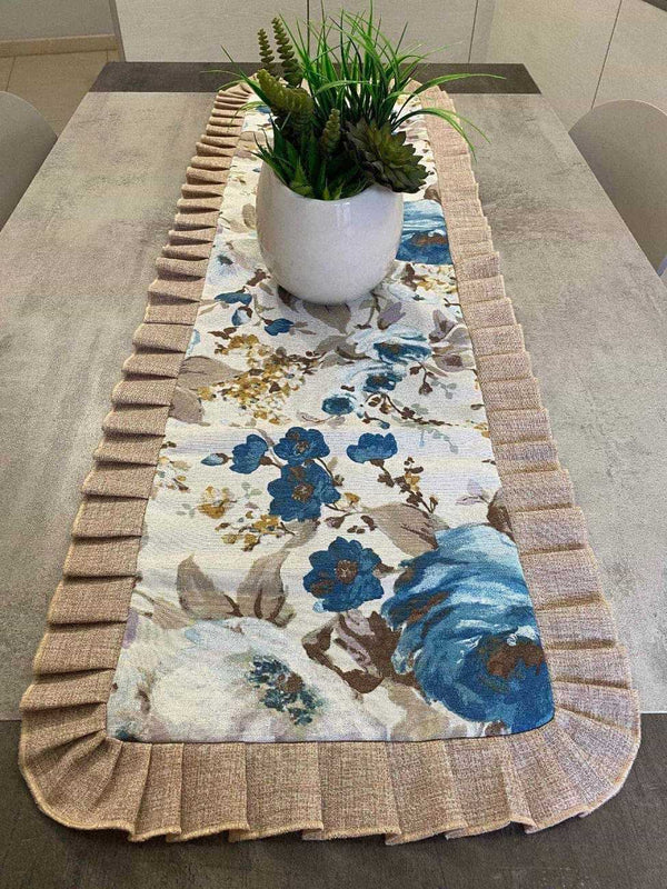 Centro tavola fantasia romantic blu