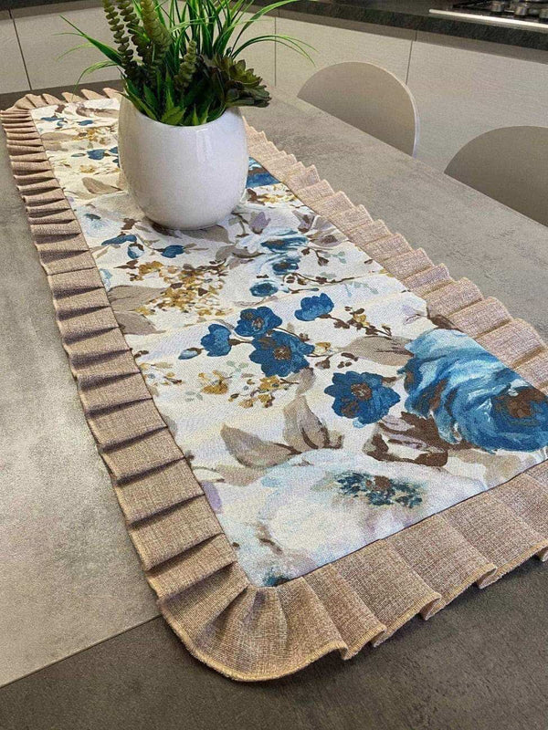 Centro tavola fantasia romantic blu