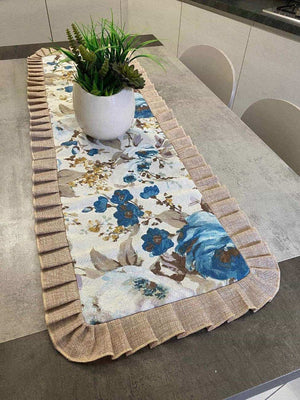 Centro tavola fantasia romantic blu