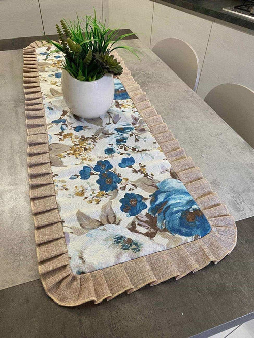 Centro tavola fantasia romantic blu