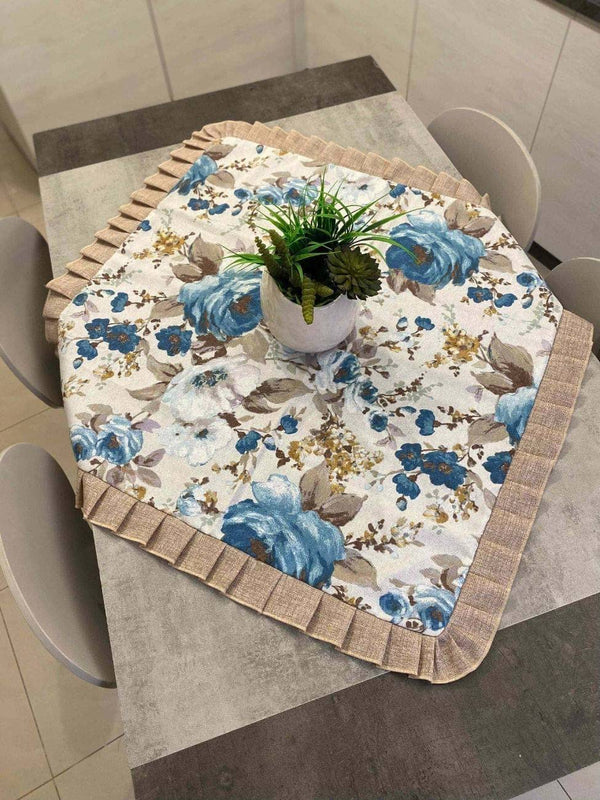 Centro tavola fantasia romantic blu