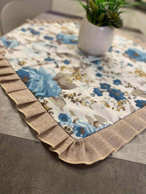 Centro tavola fantasia romantic blu