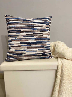 Cuscino arredo fantasia PISA - blu