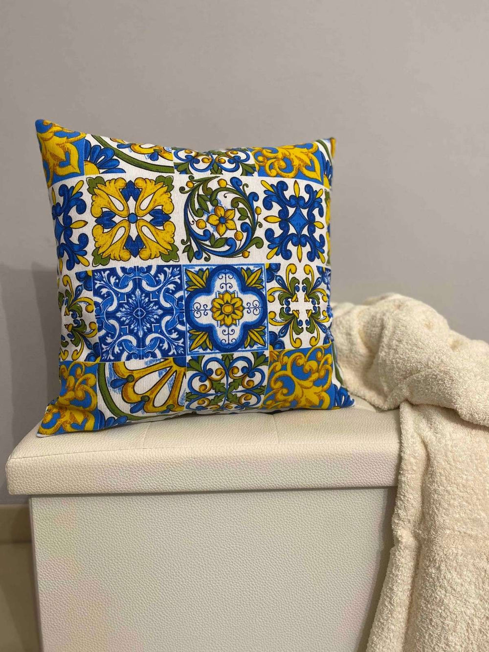 Cuscino arredo fantasia POSITANO - blu