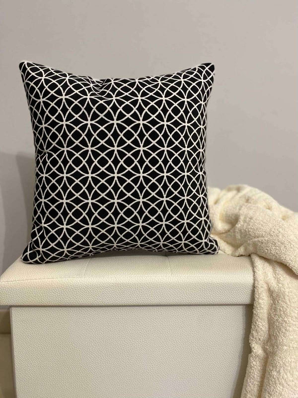 Cuscino arredo fantasia gobelin b&w 40x40cm
