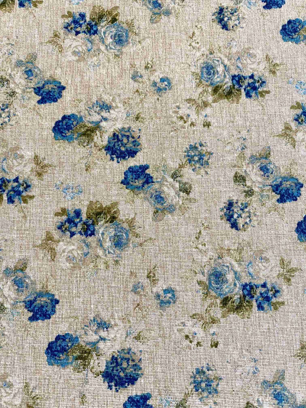 Tovaglia da tavola fantasia floreal blu