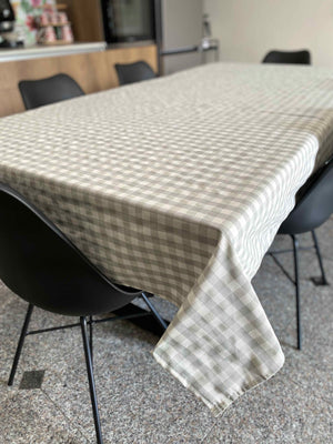 Tovaglia da tavola fantasia quadrettato grigio