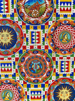 Tovaglia da tavola fantasia TRINACRIA