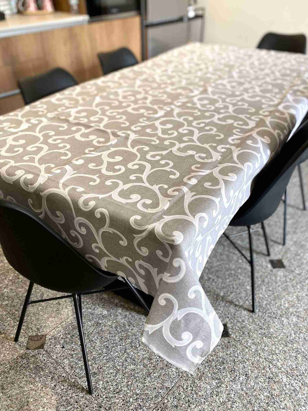 Tovaglia da tavola fantasia venezia grigio