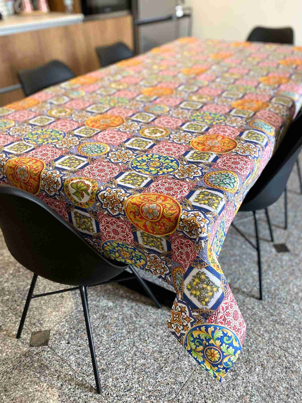 Tovaglia da tavola fantasia caltagirone