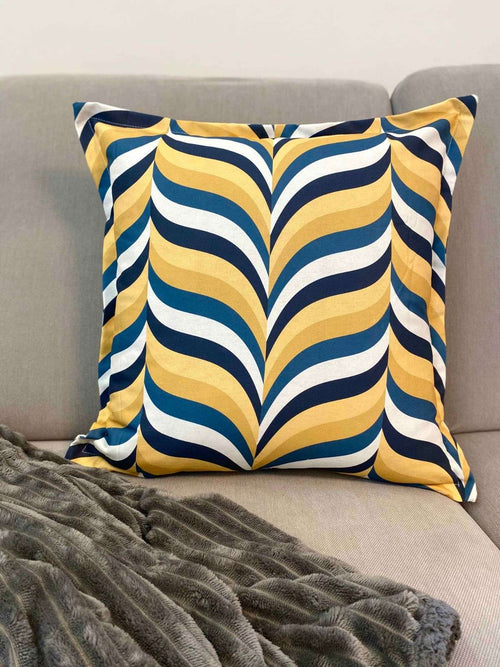 Cuscino arredo fantasia malta blu