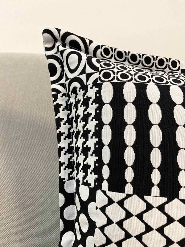 Cuscino arredo fantasia gobelin b&w 50x50cm