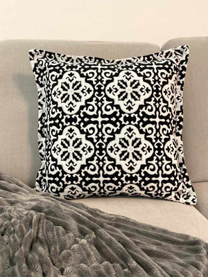 Cuscino arredo fantasia gobelin b&w 50x50cm