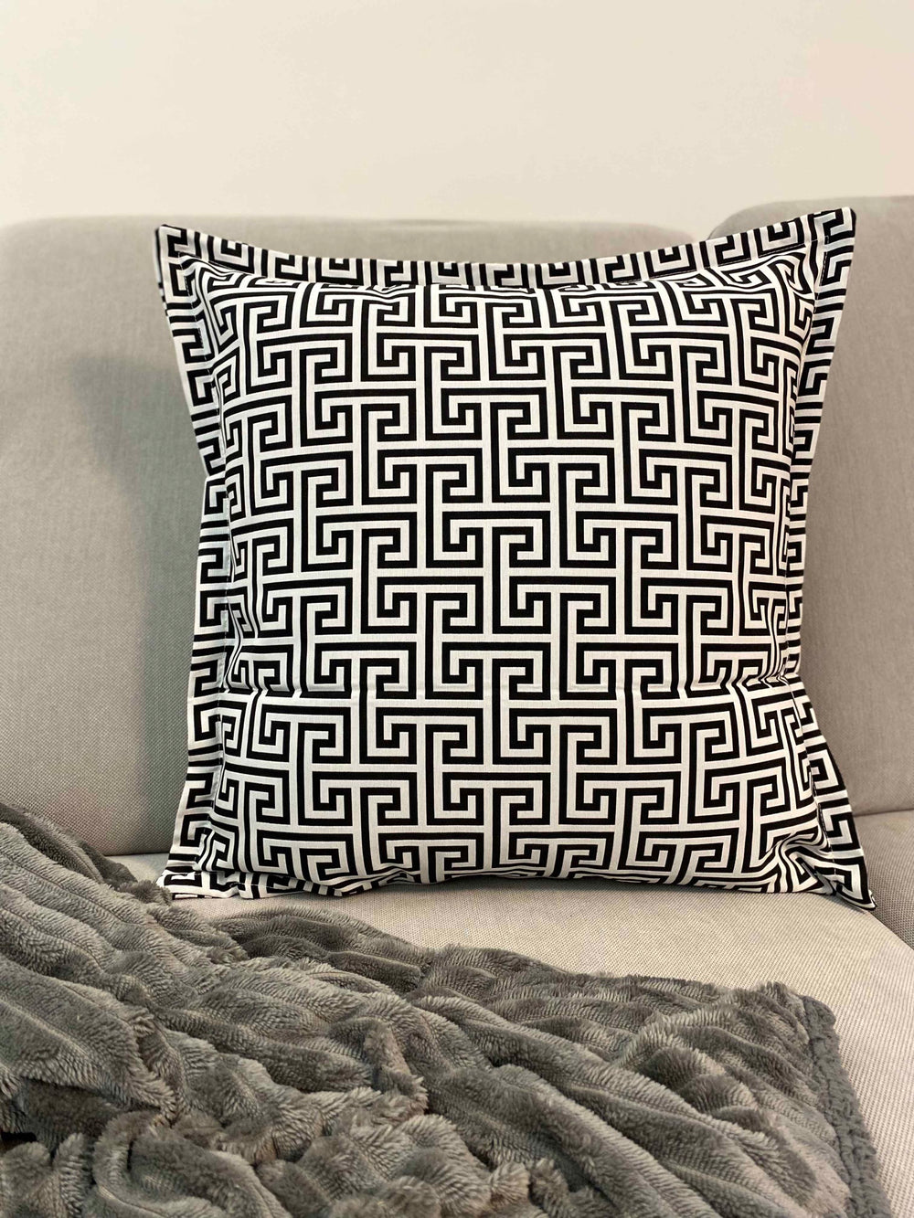 Cuscino arredo fantasia gobelin b&w 50x50cm