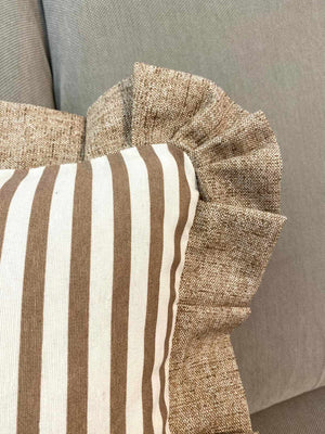 Cuscino arredo romantic fantasia righe