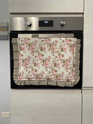 Copriforno fantasia fiorellino rosa