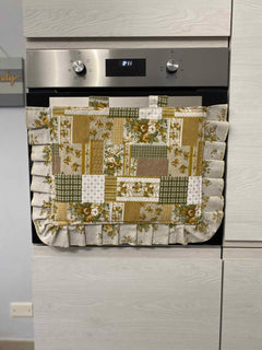 Copriforno fantasia PATCHWORK - verde