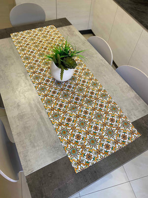 Centro tavola fantasia ceramica verde