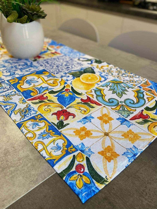 Centro tavola fantasia AMALFI - blu