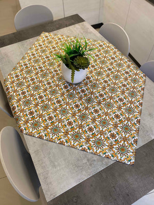 Centro tavola fantasia ceramica verde