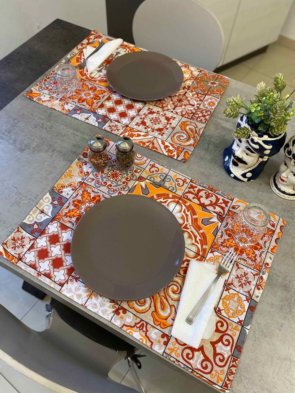 Set 2 tovaglietta colazione fantasia CALTANISSETTA