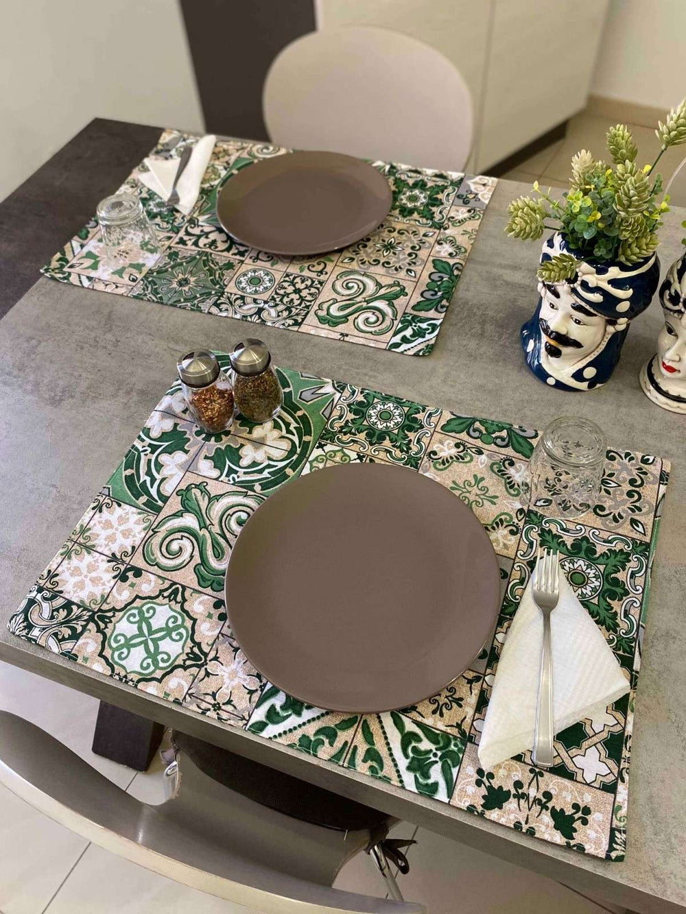 Set 2 tovaglietta colazione fantasia CALTANISSETTA