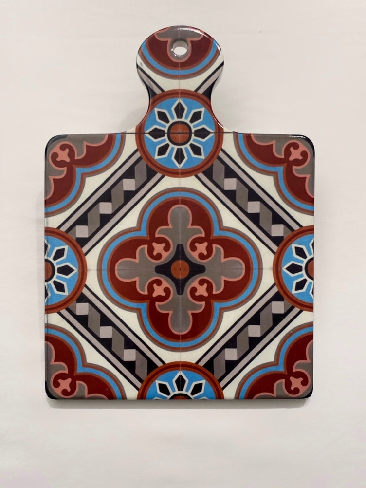 Sottopentola maiolica in ceramica bordeaux