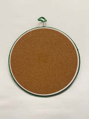 Sottopentola maiolica in ceramica verde