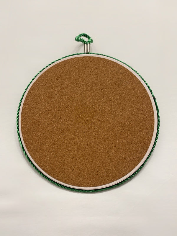 Sottopentola maiolica in ceramica verde