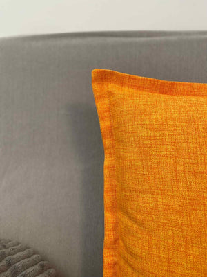 Cuscino arredo tinta unita arancio