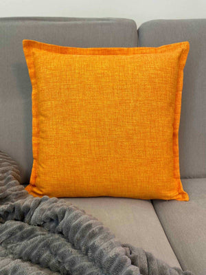 Cuscino arredo tinta unita arancio