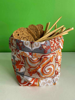 Portapane/Portacialde fantasia CALTANISSETTA - arancio