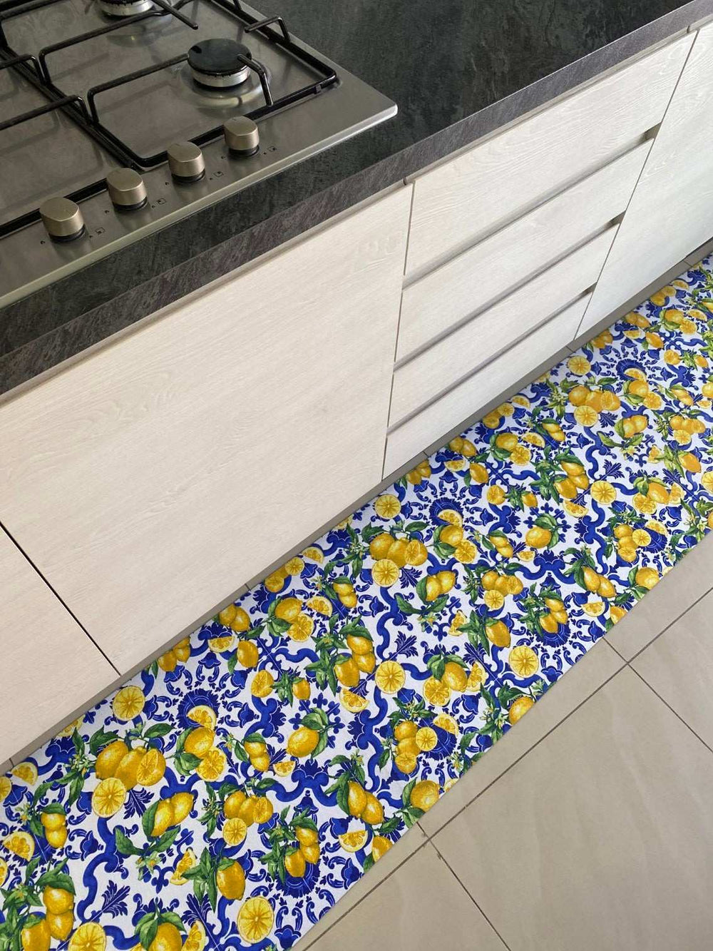 Passatoia cucina fantasia limoni