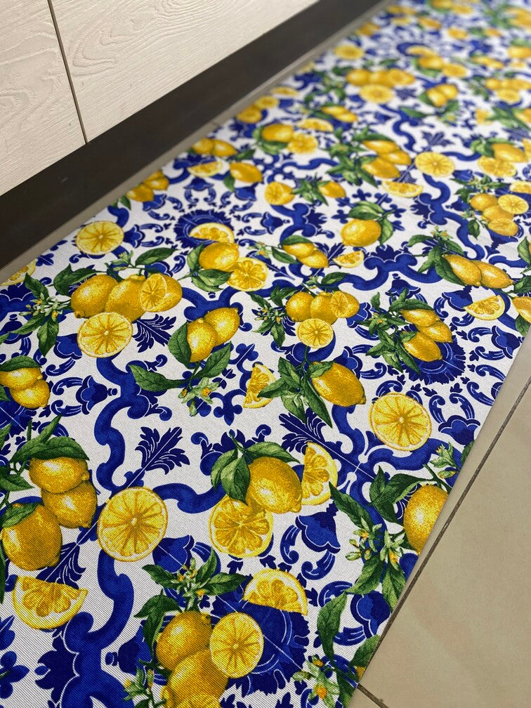 Passatoia cucina fantasia limoni