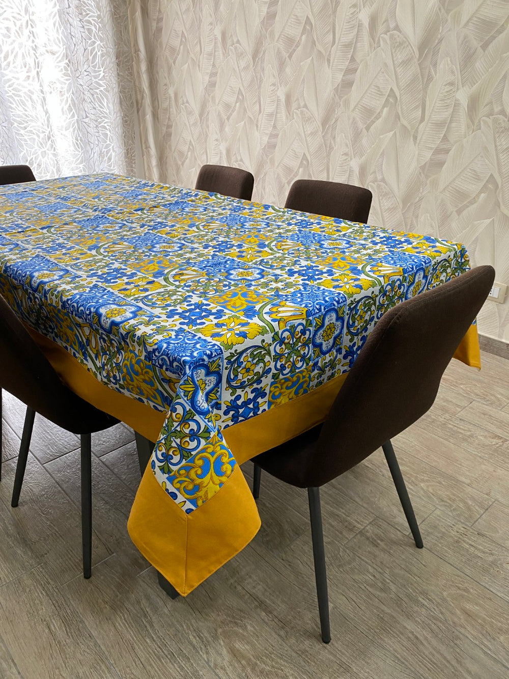 Tovaglia PRESTIGE fantasia POSITANO - blu